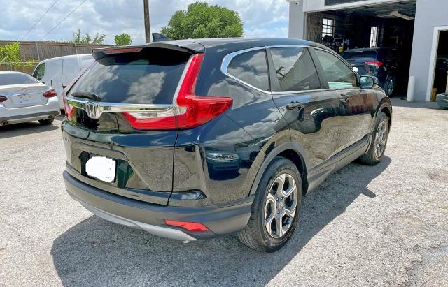 5J6RW1H54JA009785 - 2018 HONDA CR-V EX BLACK photo 4