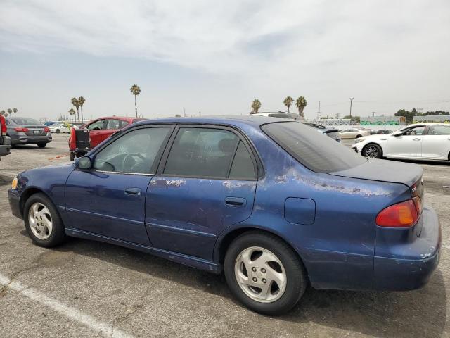 1NXBR12E21Z481579 - 2001 TOYOTA COROLLA CE BLUE photo 2