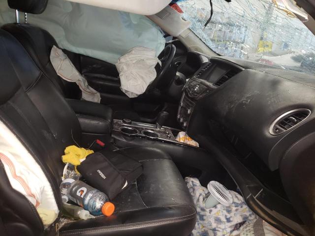 5N1AR2MM2EC698261 - 2014 NISSAN PATHFINDER S BURGUNDY photo 5