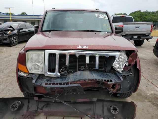 1J8HG48P67C519062 - 2007 JEEP COMMANDER 红色 照片 5