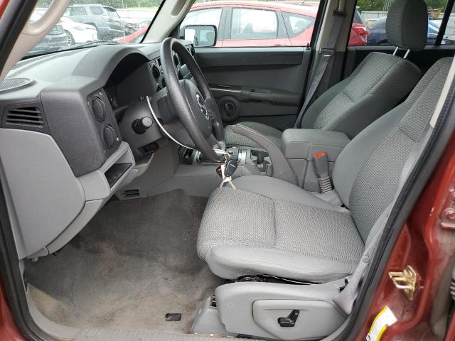 1J8HG48P67C519062 - 2007 JEEP COMMANDER 红色 照片 7