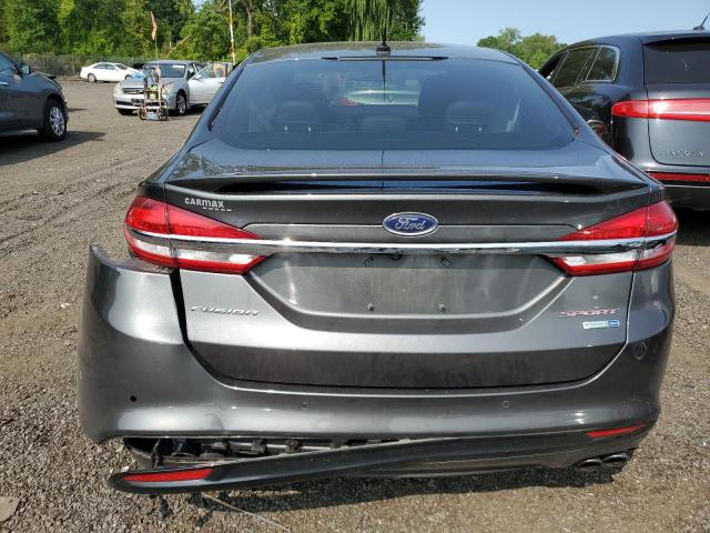 3FA6P0VPXHR289448 - 2017 FORD FUSION SPORT CHARCOAL photo 6