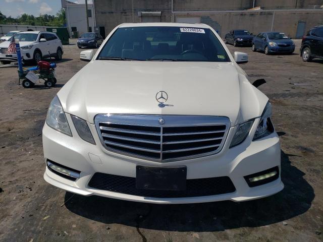 WDDHF5KB1DA706459 - 2013 MERCEDES-BENZ E 350 WHITE photo 5