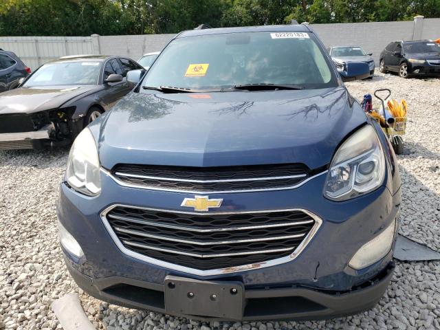 2GNALCEK0H6126442 - 2017 CHEVROLET EQUINOX LT BLUE photo 5