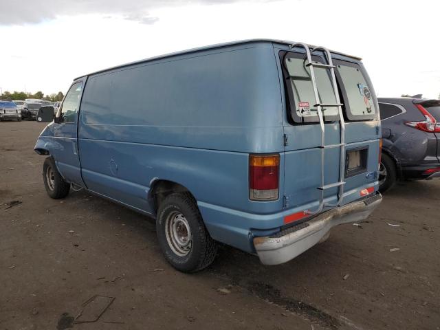 1FTEE14Y0NHA48166 - 1992 FORD ECONOLINE E150 VAN BLUE photo 2