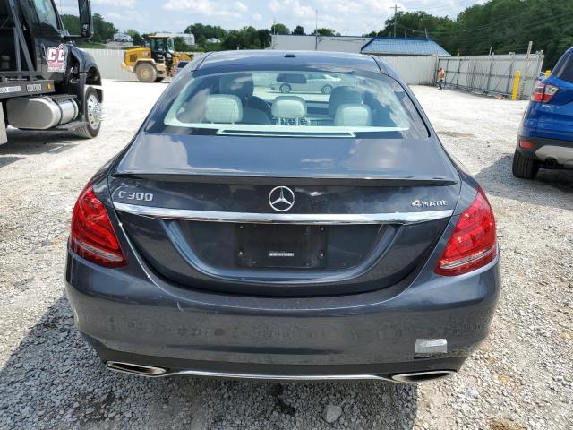 55SWF4KB2GU134405 - 2016 MERCEDES-BENZ 300 300 4MATIC GRAY photo 6