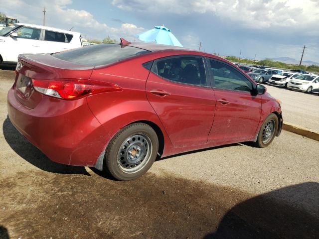 5NPDH4AE5DH177325 - 2013 HYUNDAI ELANTRA GLS RED photo 3