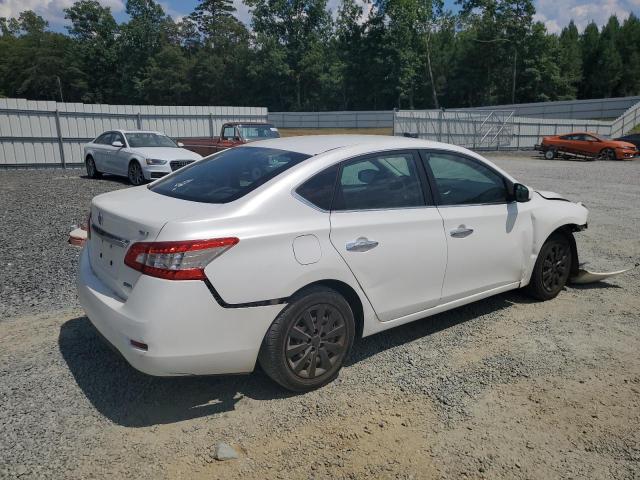 3N1AB7AP0DL717027 - 2013 NISSAN SENTRA S WHITE photo 3