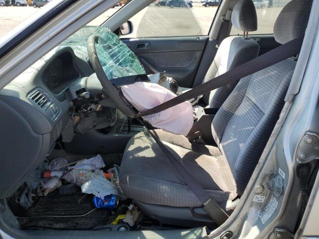 2HGEJ6614YH587687 - 2000 HONDA CIVIC BASE GRAY photo 7