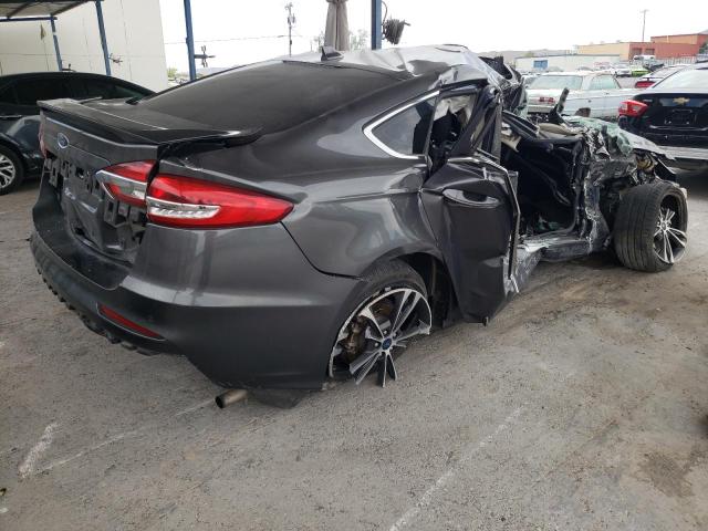 3FA6P0D94LR137788 - 2020 FORD FUSION TITANIUM GRAY photo 3