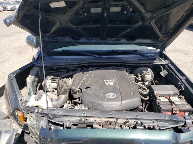 3TMJU4GNXAM109193 - 2010 TOYOTA TACOMA DOUBLE CAB PRERUNNER GREEN photo 11