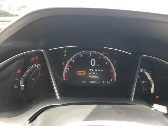 2HGFC4B87KH304986 - 2019 HONDA CIVIC SPORT WHITE photo 9