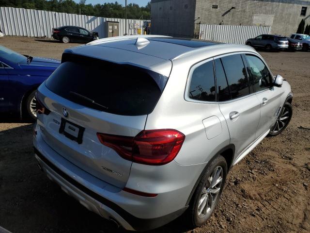 5UXTR9C51JLD69756 - 2018 BMW X3 XDRIVE30I SILVER photo 3