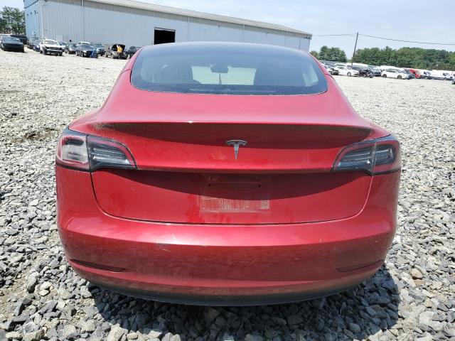 5YJ3E1EA6MF062211 - 2021 TESLA MODEL 3 红色 照片 6