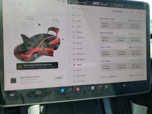 5YJ3E1EA6MF062211 - 2021 TESLA MODEL 3 红色 照片 9