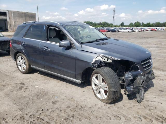 4JGDA5HB8FA530314 - 2015 MERCEDES-BENZ ML 350 4MATIC GRAY photo 4