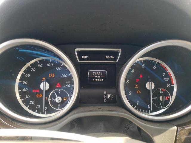 4JGDA5HB8FA530314 - 2015 MERCEDES-BENZ ML 350 4MATIC GRAY photo 9