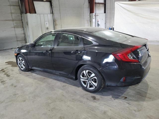 2HGFC2F59JH595459 - 2018 HONDA CIVIC LX BLACK photo 2