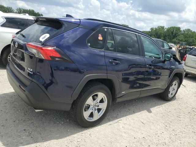 2T3RWRFV5LW061776 - 2020 TOYOTA RAV4 XLE BLUE photo 3