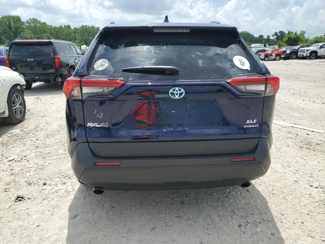 2T3RWRFV5LW061776 - 2020 TOYOTA RAV4 XLE BLUE photo 6