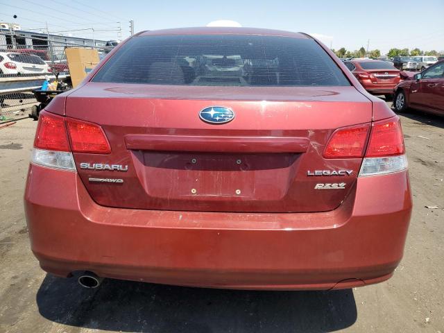 4S3BMBG69D3044487 - 2013 SUBARU LEGACY 2.5I PREMIUM MAROON photo 6