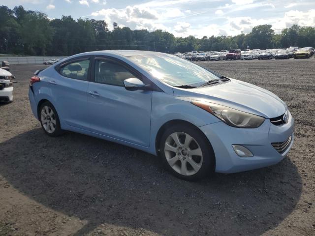 KMHDH4AE4BU105451 - 2011 HYUNDAI ELANTRA GLS BLUE photo 4