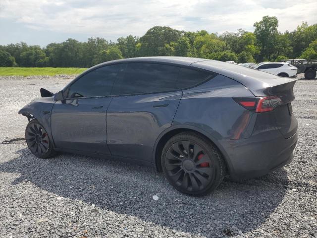 5YJYGDEF4MF072409 - 2021 TESLA MODEL Y GRAY photo 2