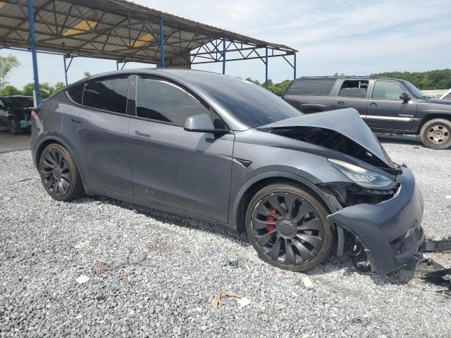 5YJYGDEF4MF072409 - 2021 TESLA MODEL Y GRAY photo 4