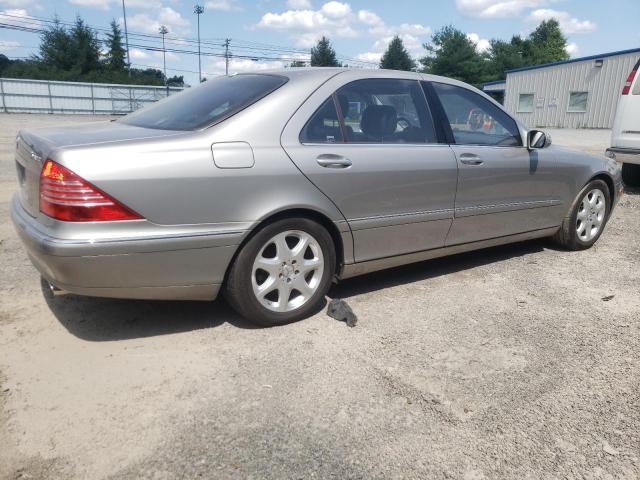 WDBNG83J54A407900 - 2004 MERCEDES-BENZ S 430 4MATIC SILVER photo 3