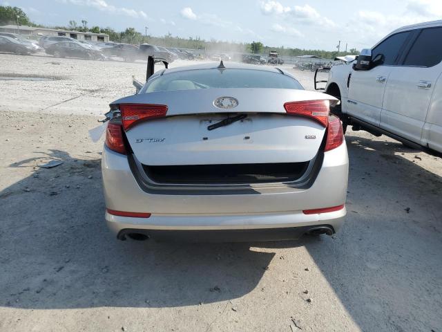 KNAGM4A78B5053697 - 2011 KIA OPTIMA LX SILVER photo 6