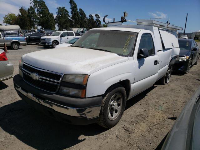 1GCEC14XX7Z149757 - 2007 CHEVROLET SILVERADO C1500 CLASSIC WHITE photo 1