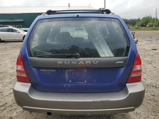 JF1SG65644G727665 - 2004 SUBARU FORESTER 2.5XS ლურჯი ფოტო 6