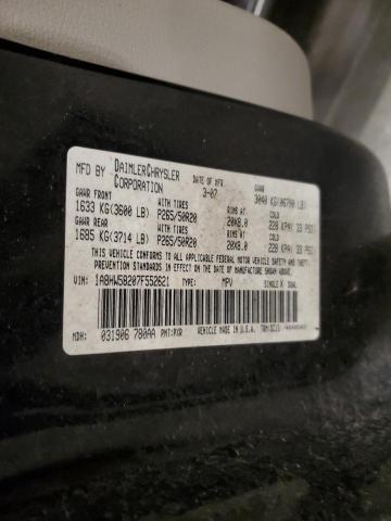 1A8HW58207F552621 - 2007 CHRYSLER ASPEN LIMITED 黑色 照片 13