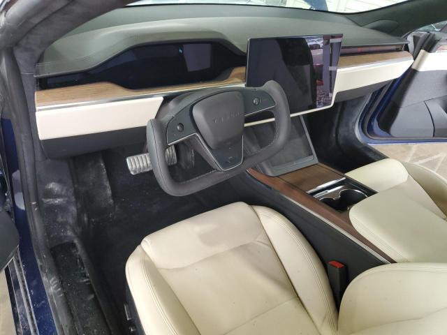 5YJSA1E5XMF455574 - 2021 TESLA MODEL S BLUE photo 8