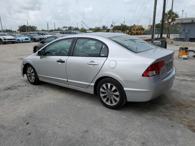 2HGFA16929H501453 - 2009 HONDA CIVIC EXL SILVER photo 2