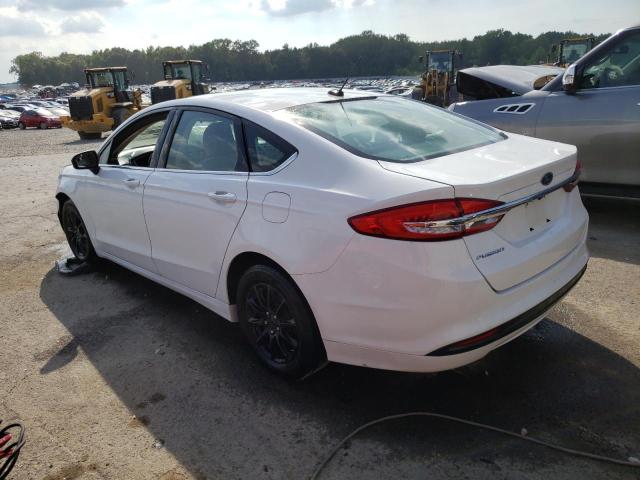 3FA6P0G71HR326092 - 2017 FORD FUSION S WHITE photo 2