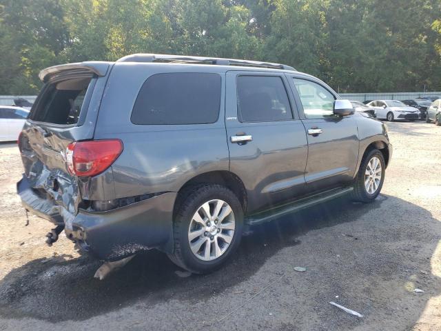 5TDZY68A28S000574 - 2008 TOYOTA SEQUOIA LIMITED GRAY photo 3