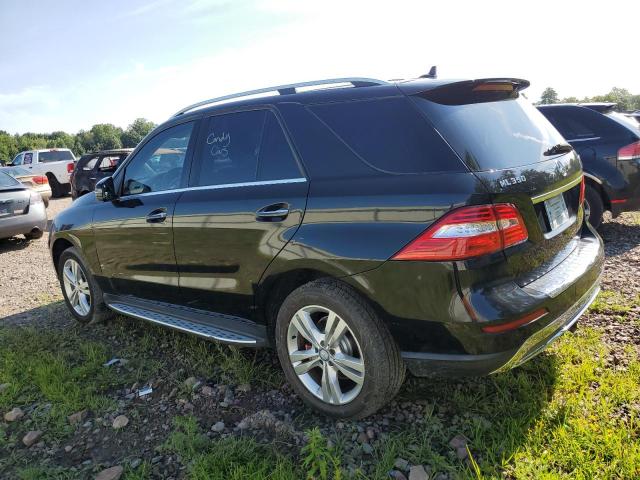 4JGDA5HB7FA463754 - 2015 MERCEDES-BENZ ML 350 4MATIC BLACK photo 2