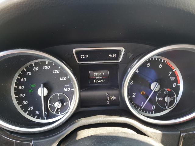 4JGDA5HB7FA463754 - 2015 MERCEDES-BENZ ML 350 4MATIC BLACK photo 9