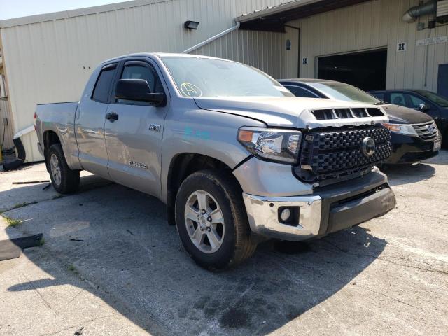 5TFUY5F18MX007041 - 2021 TOYOTA TUNDRA DOUBLE CAB SR/SR5 SILVER photo 4