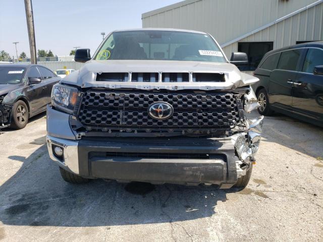 5TFUY5F18MX007041 - 2021 TOYOTA TUNDRA DOUBLE CAB SR/SR5 SILVER photo 5