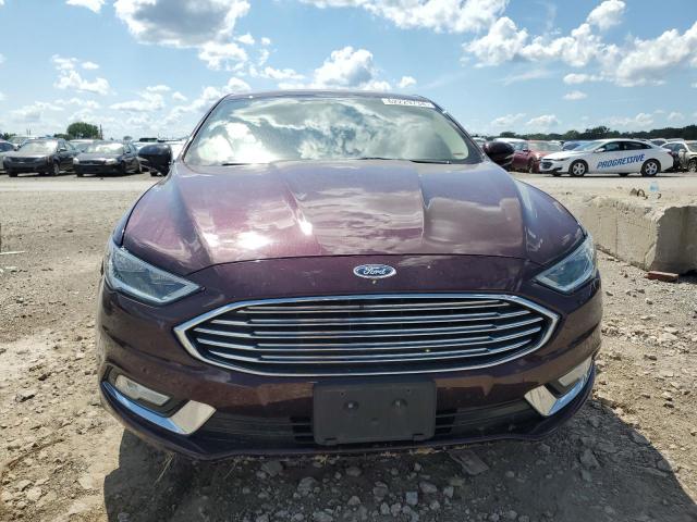 3FA6P0T97HR263362 - 2017 FORD FUSION SE MAROON photo 5