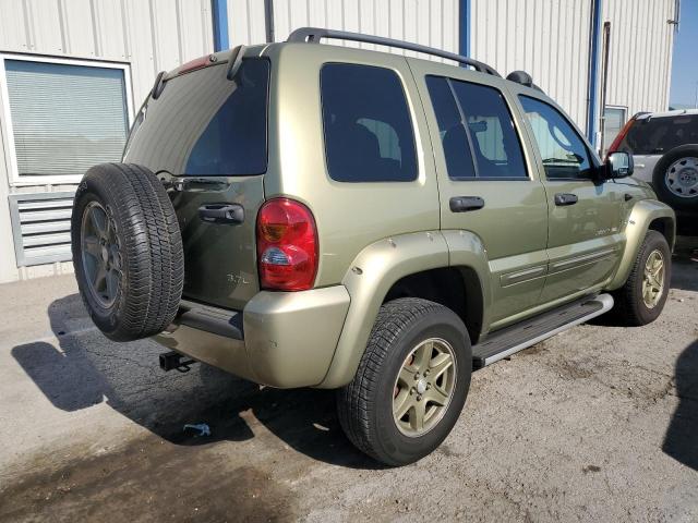 1J4GL38KX2W332177 - 2002 JEEP LIBERTY RENEGADE 绿色 照片 3