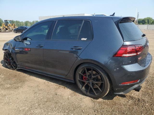 3VW6T7AU2KM017178 - 2019 VOLKSWAGEN GTI S رمادي صورة 2