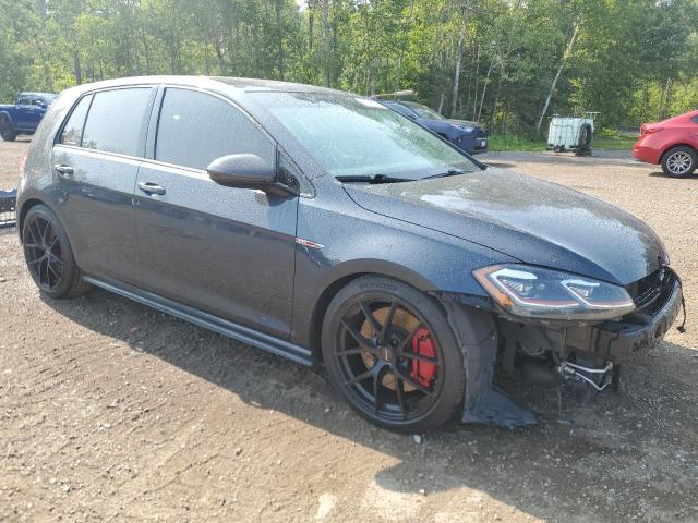 3VW6T7AU2KM017178 - 2019 VOLKSWAGEN GTI S رمادي صورة 4