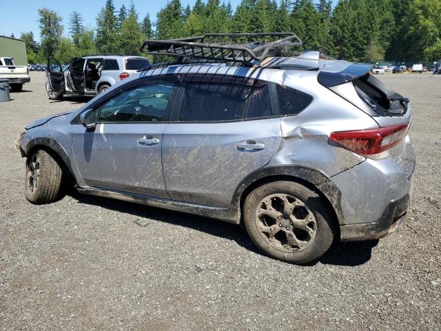 JF2GTAEC6N8250139 - 2022 SUBARU CROSSTREK PREMIUM ვერცხლისფერი ფოტო 2