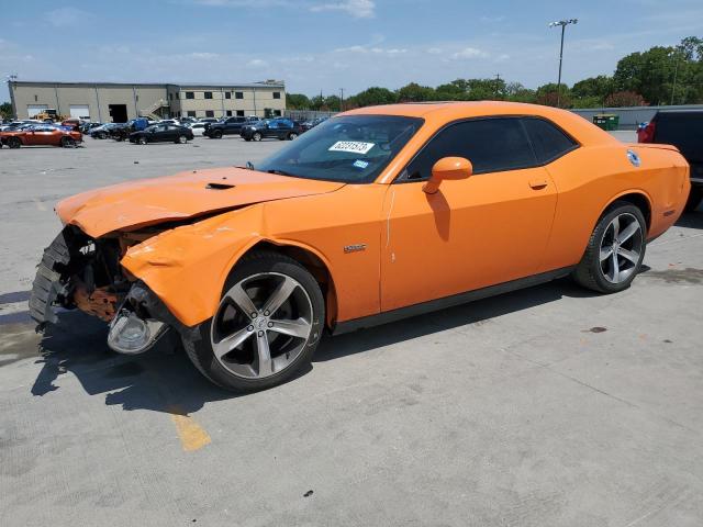 2C3CDYAG8EH249861 - 2014 DODGE CHALLENGER SXT ORANGE photo 1