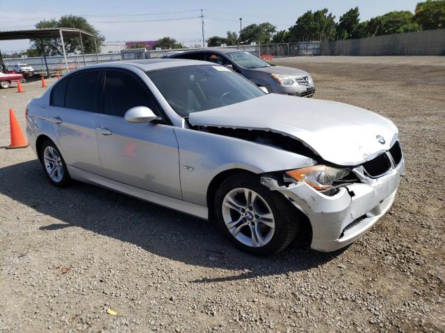 WBAVC93598K040275 - 2008 BMW 328 XI SILVER photo 4