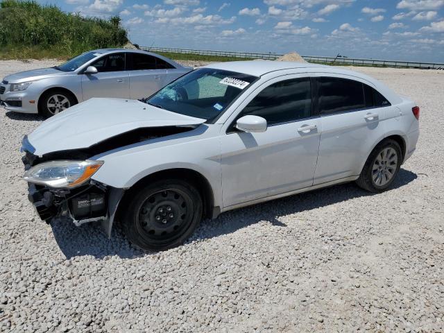 1C3CCBAB6EN208981 - 2014 CHRYSLER 200 LX WHITE photo 1