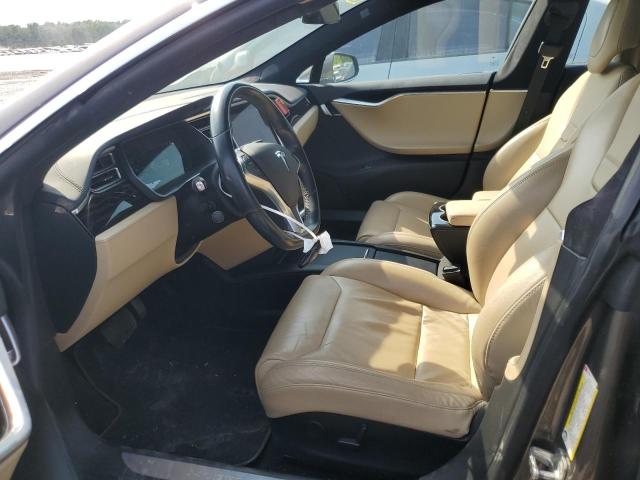 5YJSA1E2XHF173740 - 2017 TESLA MODEL S Qəhvəyi foto 7